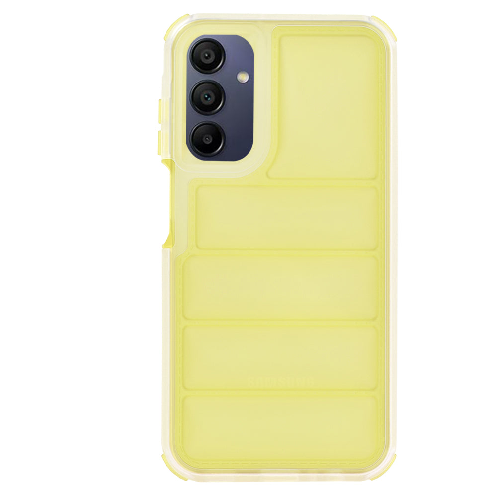 Maska za Samsung Galaxy A15 5G A156 / A15 A155, Techsuit, Wave Shield, Žuta