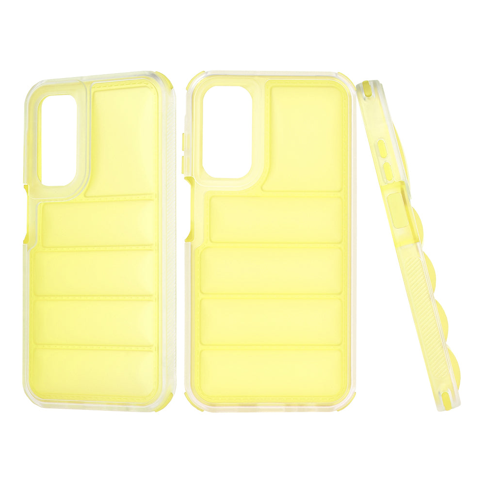 Maska za Samsung Galaxy A15 5G A156 / A15 A155, Techsuit, Wave Shield, Žuta