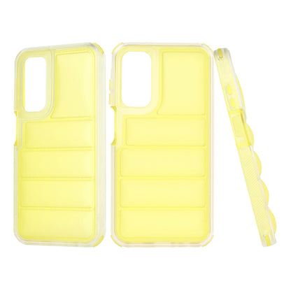 Maska za Samsung Galaxy A15 5G A156 / A15 A155, Techsuit, Wave Shield, Žuta