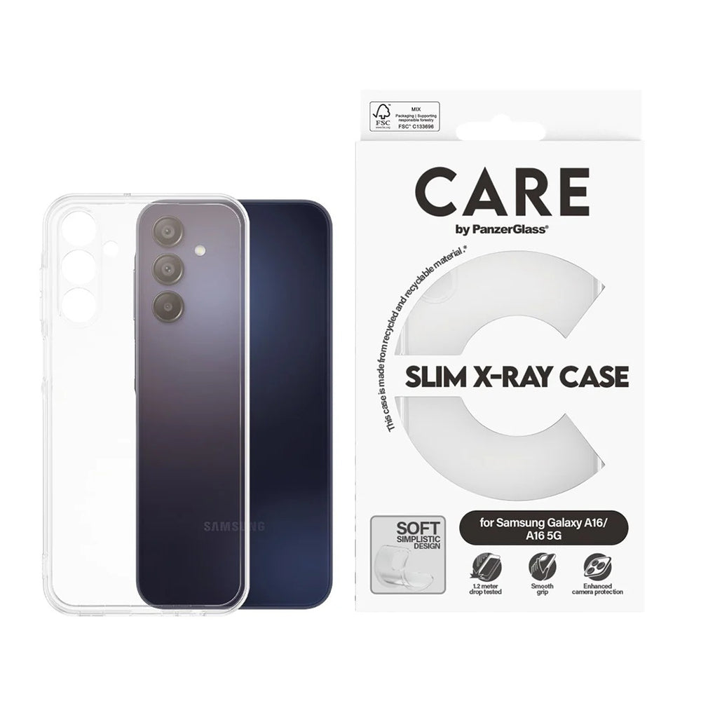 Futrola za Samsung Galaxy A16 4G A165, PanzerGlass, Care Fashionable, Prozirna