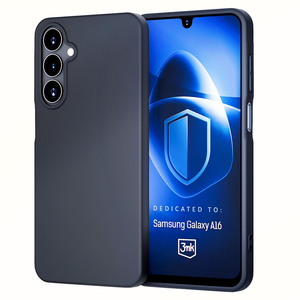 Futrola za Samsung Galaxy A16 5G A166 / A16 4G A165, 3MK, Mat Crna