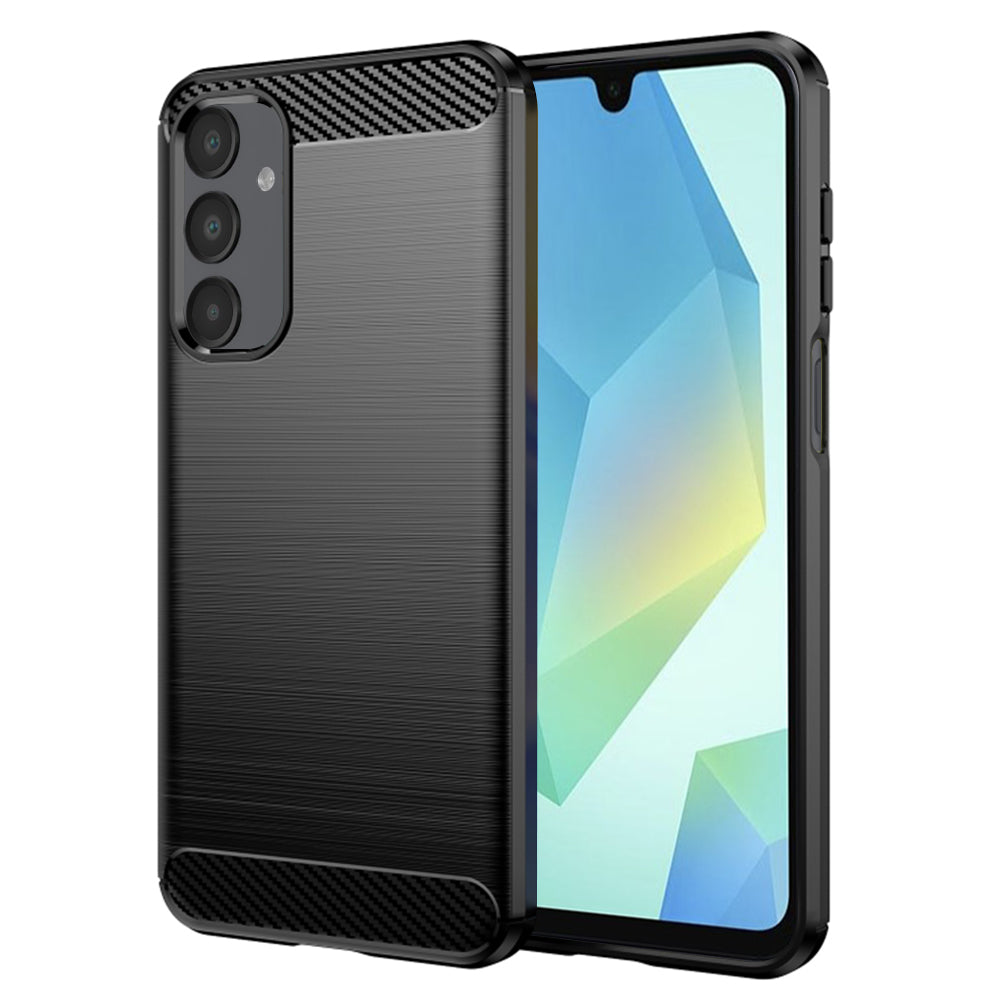 Maska za Samsung Galaxy A16 5G A166 / A16 4G A165, Techsuit, Karbon, Crna