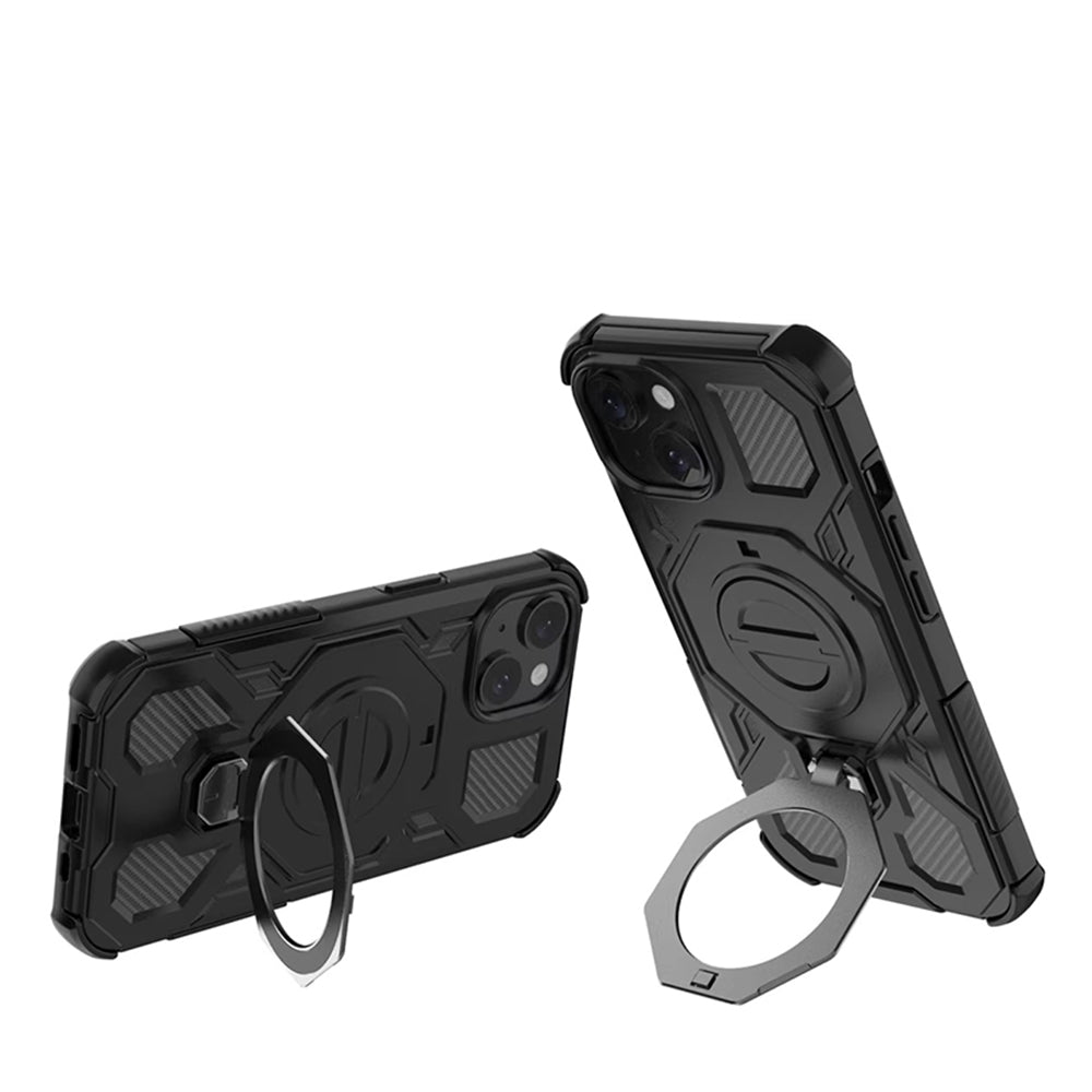 Maska za Samsung Galaxy A16 5G A166 / A16 4G A165, Techsuit, Carbon Shield Pro, Crna