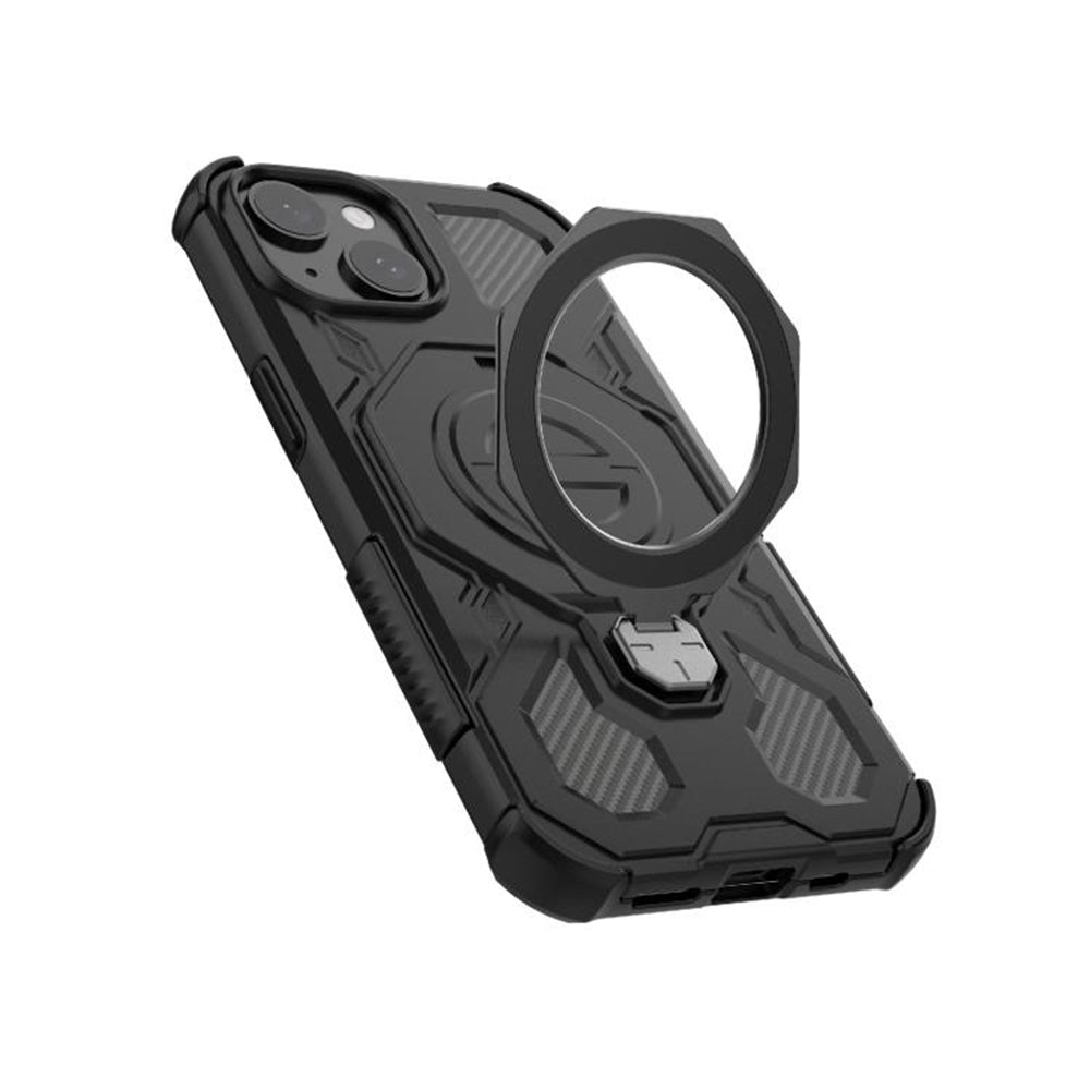 Maska za Samsung Galaxy A16 5G A166 / A16 4G A165, Techsuit, Carbon Shield Pro, Crna