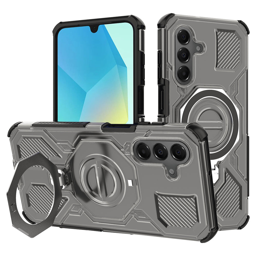 Futrola za Samsung Galaxy A16 5G A166 / A16 4G A165, Techsuit, Carbon Shield Pro, Svijetlo crna