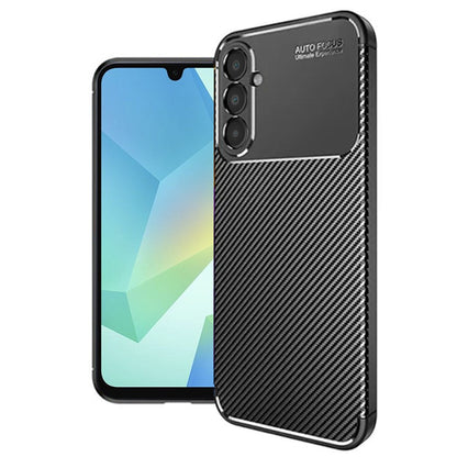 Maska za Samsung Galaxy A16 5G A166 / A16 4G A165, Techsuit, CarbonFiber, Crna