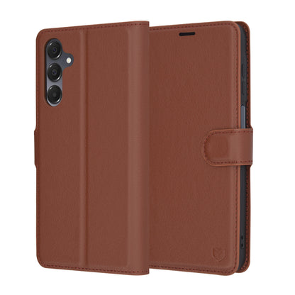 Futrola za Samsung Galaxy A16 5G A166 / A16 4G A165, Techsuit, Kožna Folio, Smeđa