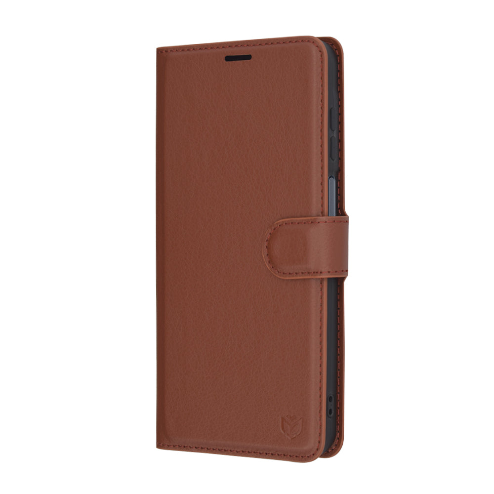 Futrola za Samsung Galaxy A16 5G A166 / A16 4G A165, Techsuit, Kožna Folio, Smeđa