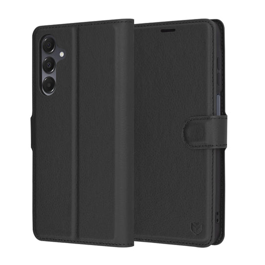 Futrola za Samsung Galaxy A16 5G A166 / A16 4G A165, Techsuit, Kožna Folio, Crna