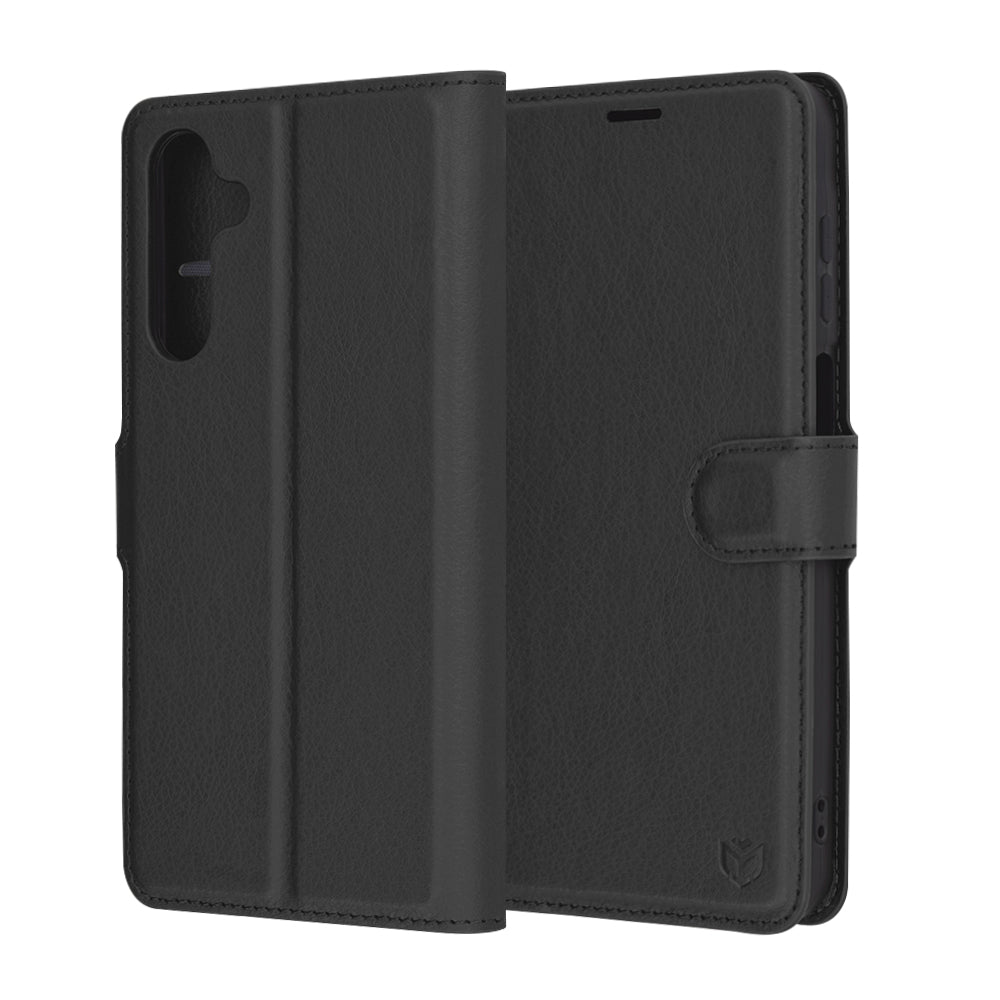 Futrola za Samsung Galaxy A16 5G A166 / A16 4G A165, Techsuit, Kožna Folio, Crna