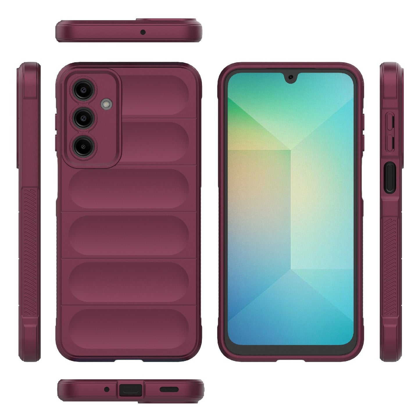 Maska za Samsung Galaxy A16 5G A166 / A16 4G A165, Techsuit, Magic Shield, Bordo