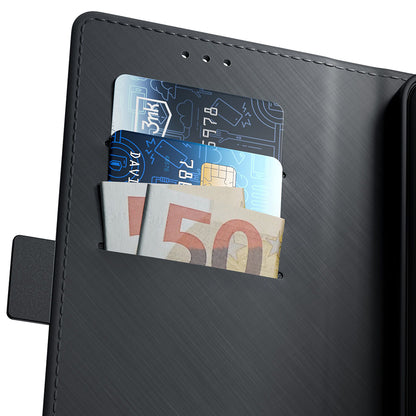 Futrola za Samsung Galaxy A17 4G / A17 5G, 3MK, Wallet, Crna