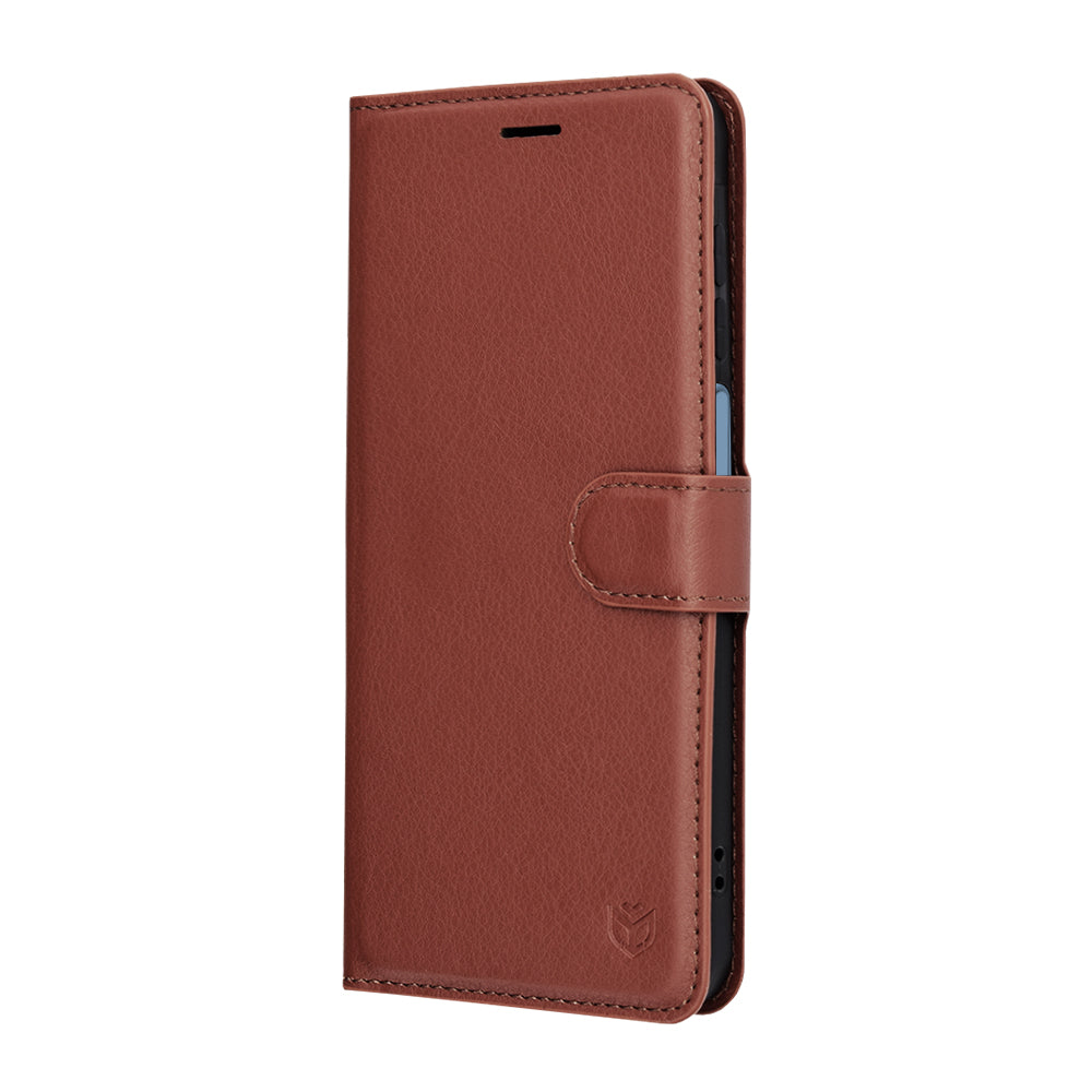 Futrola za Samsung Galaxy A17 4G / A17 5G, Techsuit, Kožna Folio, Smeđa