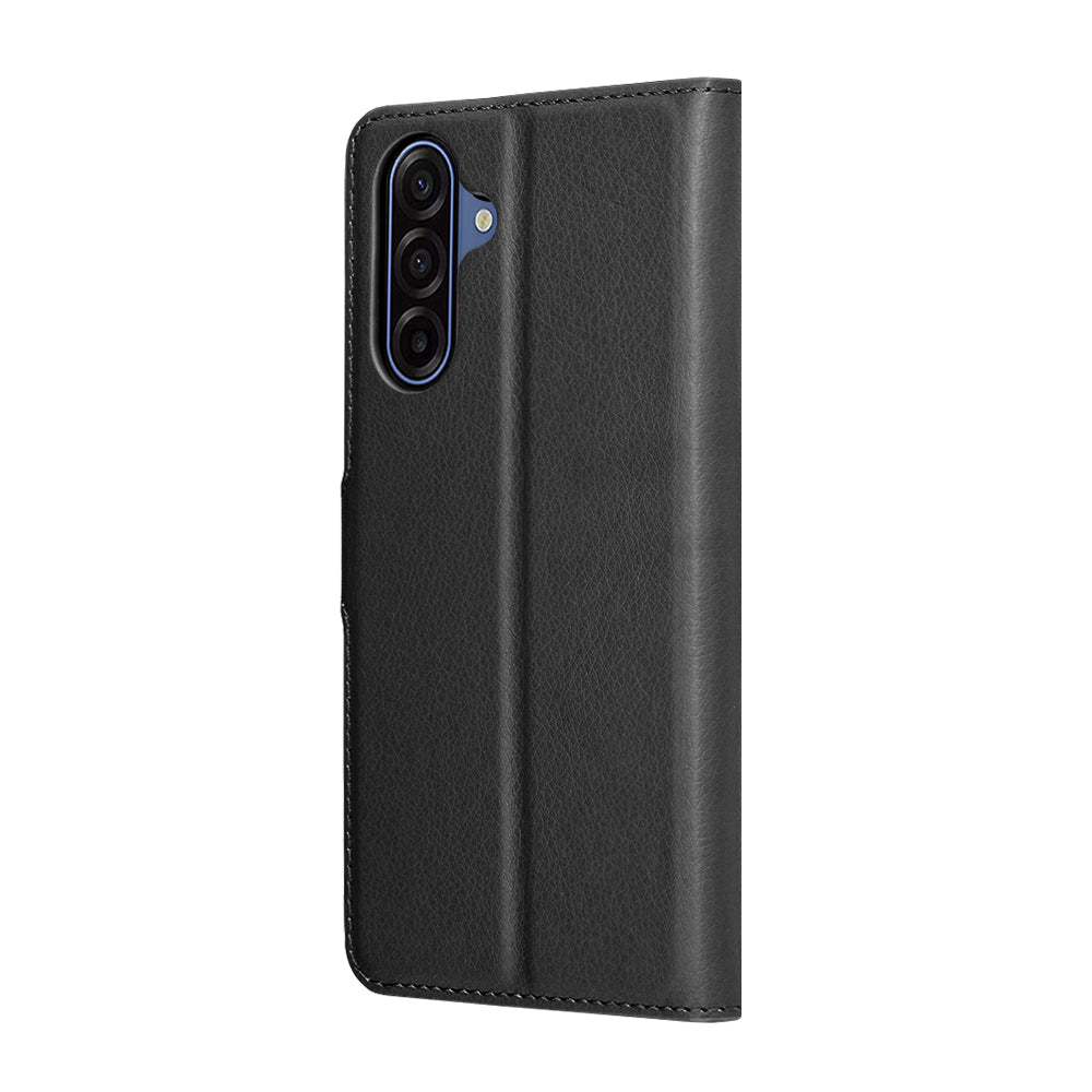 Futrola za Samsung Galaxy A17 4G / A17 5G, Techsuit, Kožna Folio, Crna