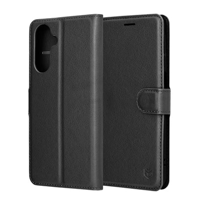 Futrola za Samsung Galaxy A17 4G / A17 5G, Techsuit, Kožna Folio, Crna
