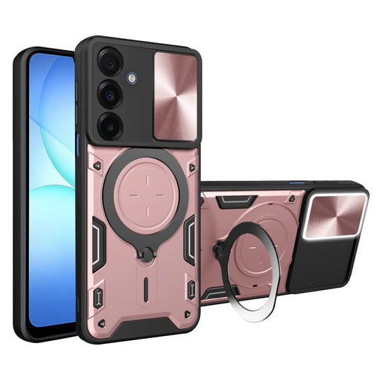 Maska za Samsung Galaxy A17 5G, Techsuit, CamGuard Pro, Ružičasto Zlatna