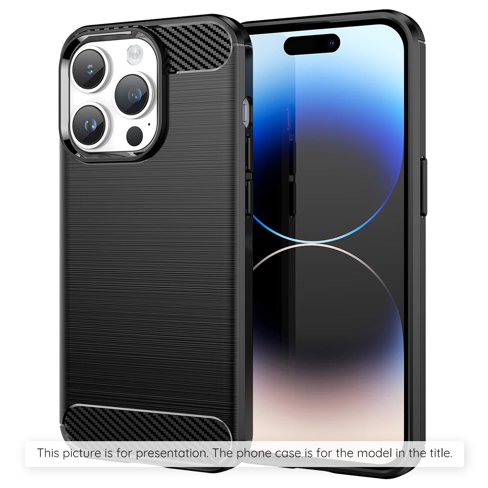 Maska za Samsung Galaxy A17 5G, Techsuit, Karbon, Crna