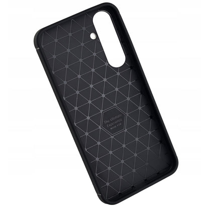 Maska za Samsung Galaxy A17 5G, Techsuit, CarbonFiber, Crna