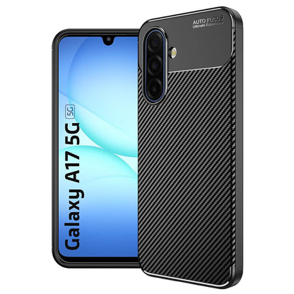 Maska za Samsung Galaxy A17 5G, Techsuit, CarbonFiber, Crna