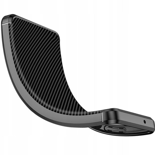 Maska za Samsung Galaxy A17 5G, Techsuit, CarbonFiber, Crna