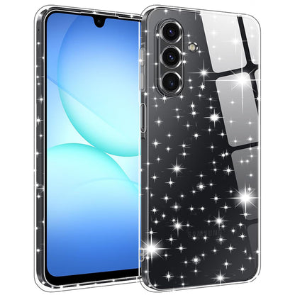 Maska za Samsung Galaxy A17 5G, Techsuit, SparkleSkin, Prozirna