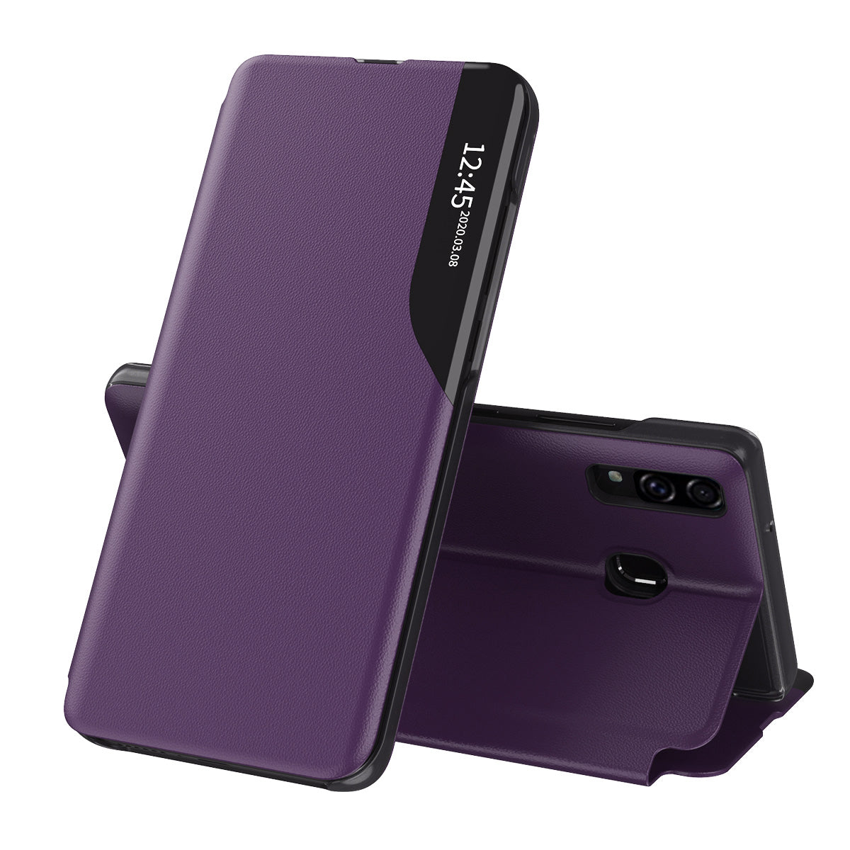 Maska za Samsung Galaxy A20e A202, Techsuit, eFold, Ljubičasta