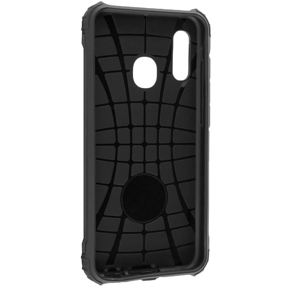 Maska za Samsung Galaxy A20e A202, Techsuit, Hybrid Armor, Crna