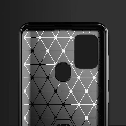 Maska za Samsung Galaxy A21s A217, Techsuit, Karbon, Crna