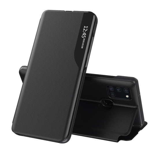 Maska za Samsung Galaxy A21s A217, Techsuit, eFold, Crna