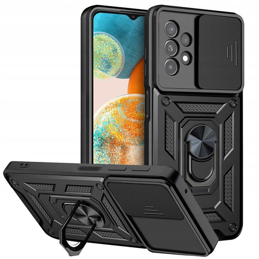 Maska za Samsung Galaxy A23 5G A236 / A23 A235, Techsuit, CamShield, Crna