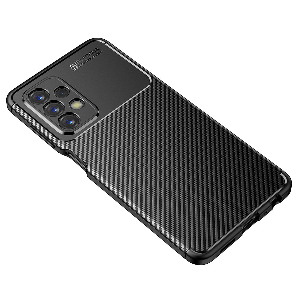 Maska za Samsung Galaxy A23 5G A236 / A23 A235, Techsuit, CarbonFiber, Crna