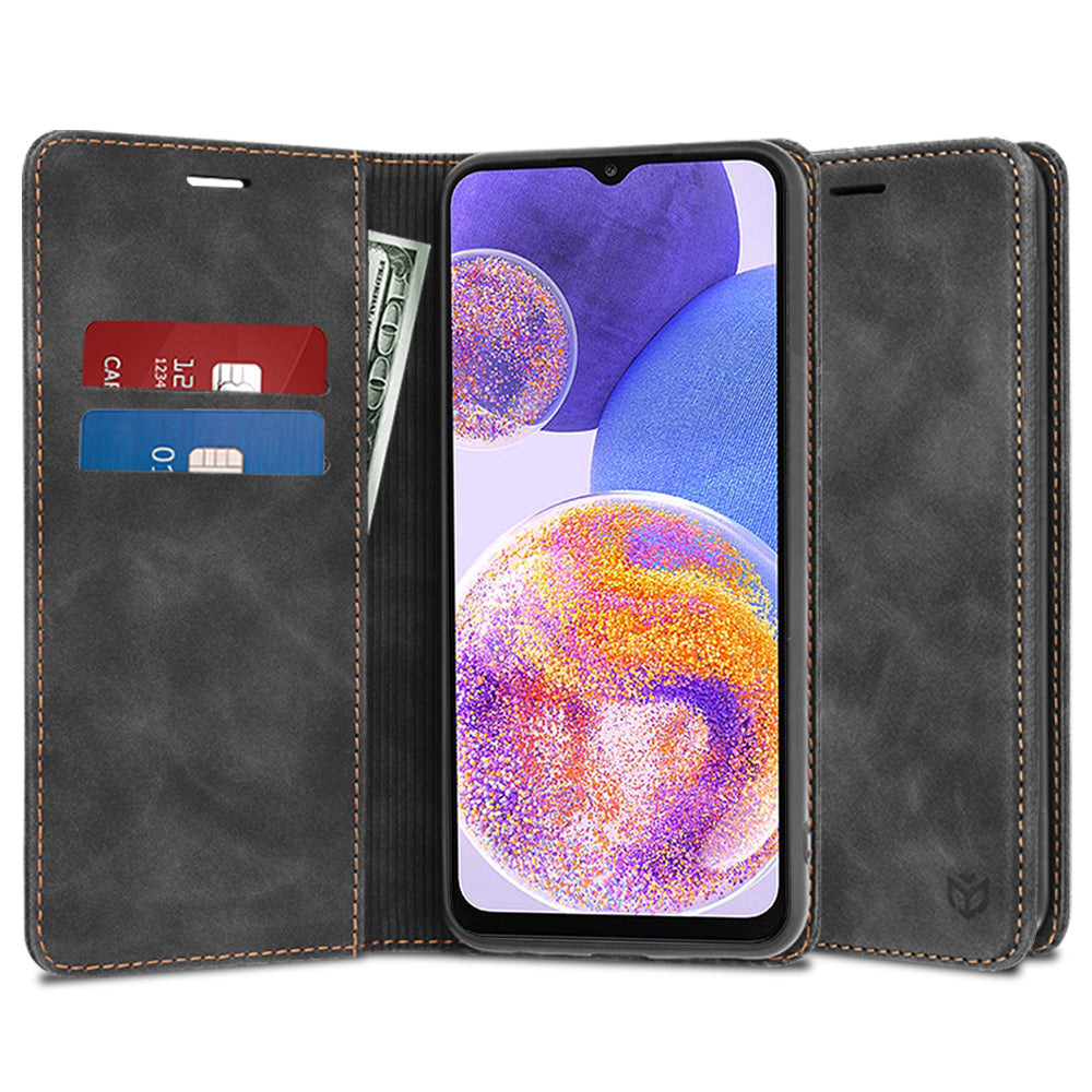 Futrola za Samsung Galaxy A23 5G A236 / A23 A235, Techsuit, Confy, Crna