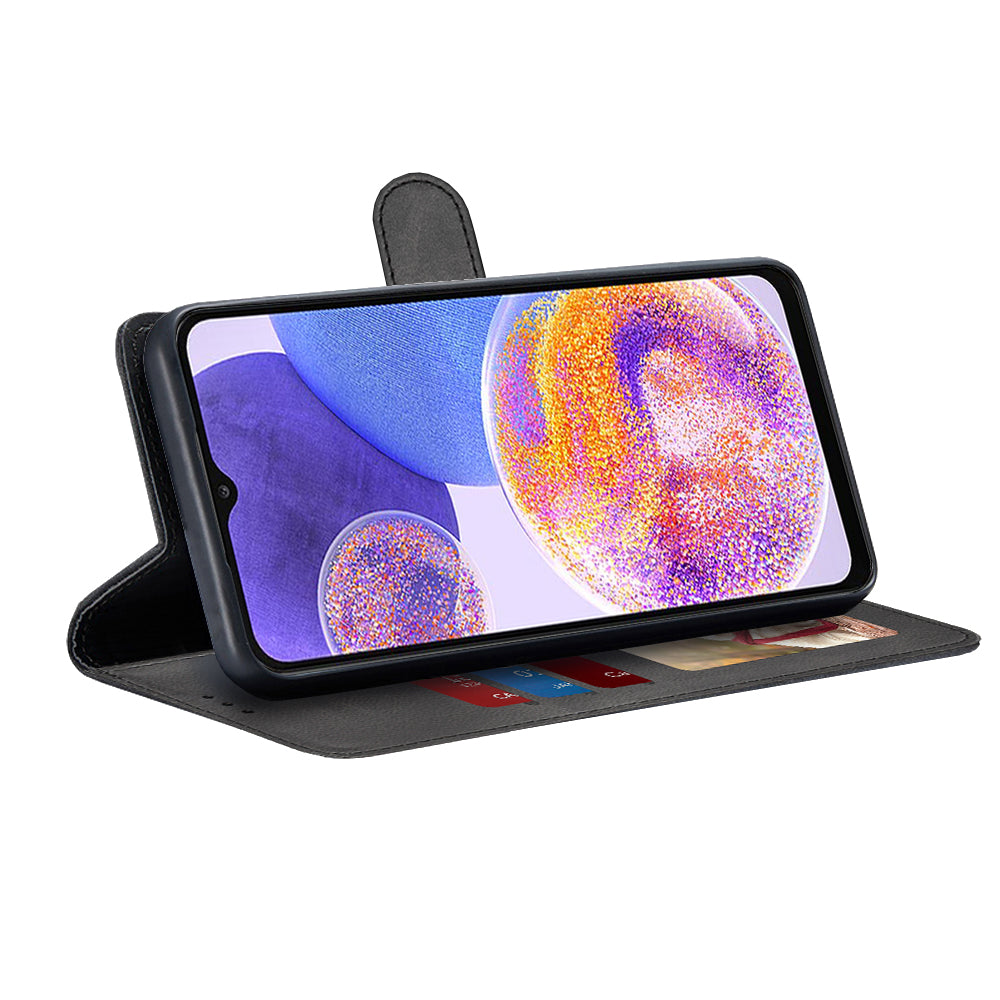 Futrola za Samsung Galaxy A23 5G A236 / A23 A235, Techsuit, Diary Book, Crna