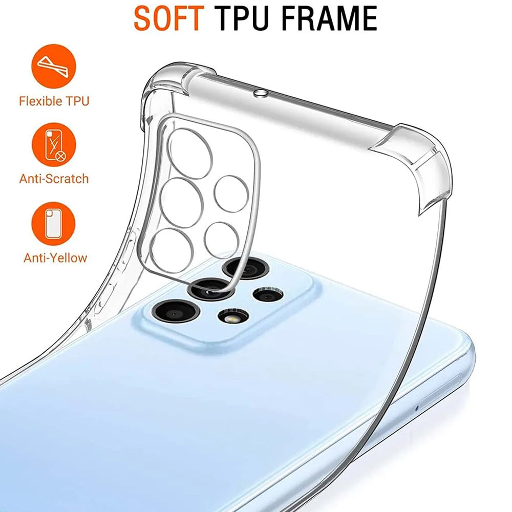 Maska za Samsung Galaxy A23 5G A236 / A23 A235, Techsuit, Otporna na udarce, Prozirna