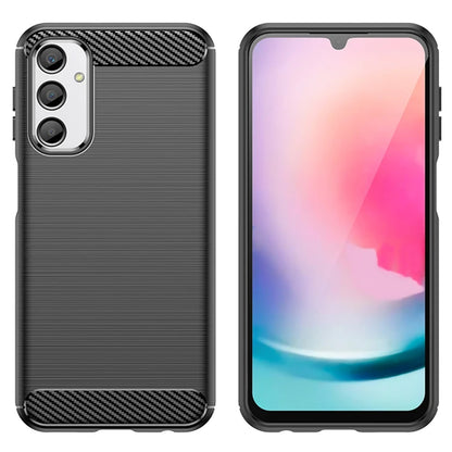 Maska za Samsung Galaxy A24 4G A245, Techsuit, Karbon, Crna