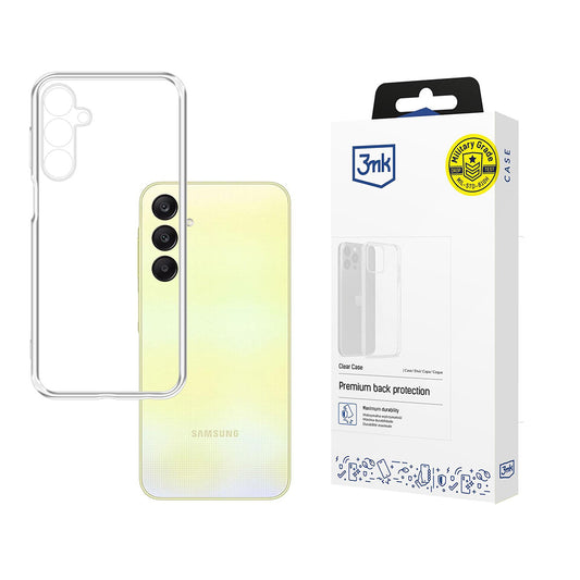 Maska za Samsung Galaxy A25 A256, 3MK, Clear, Prozirna
