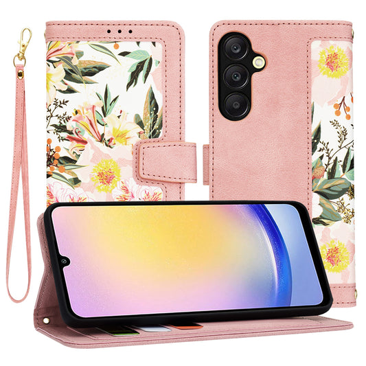 Maska za Samsung Galaxy A25 A256, Techsuit, FlipCraft, Roza