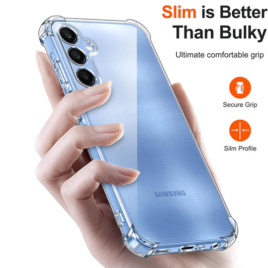 Maska za Samsung Galaxy A25 A256, Techsuit, Shockproof Clear, Prozirna