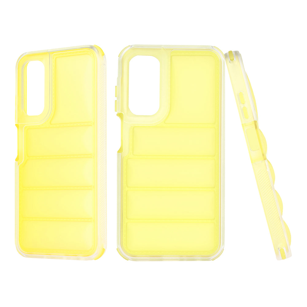 Maska za Samsung Galaxy A25 A256, Techsuit, Wave Shield, Žuta
