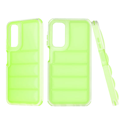 Maska za Samsung Galaxy A25 A256, Techsuit, Wave Shield, Zelena