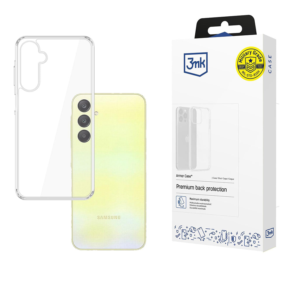 Maska za Samsung Galaxy A26 A266, 3MK, Armor, Prozirna