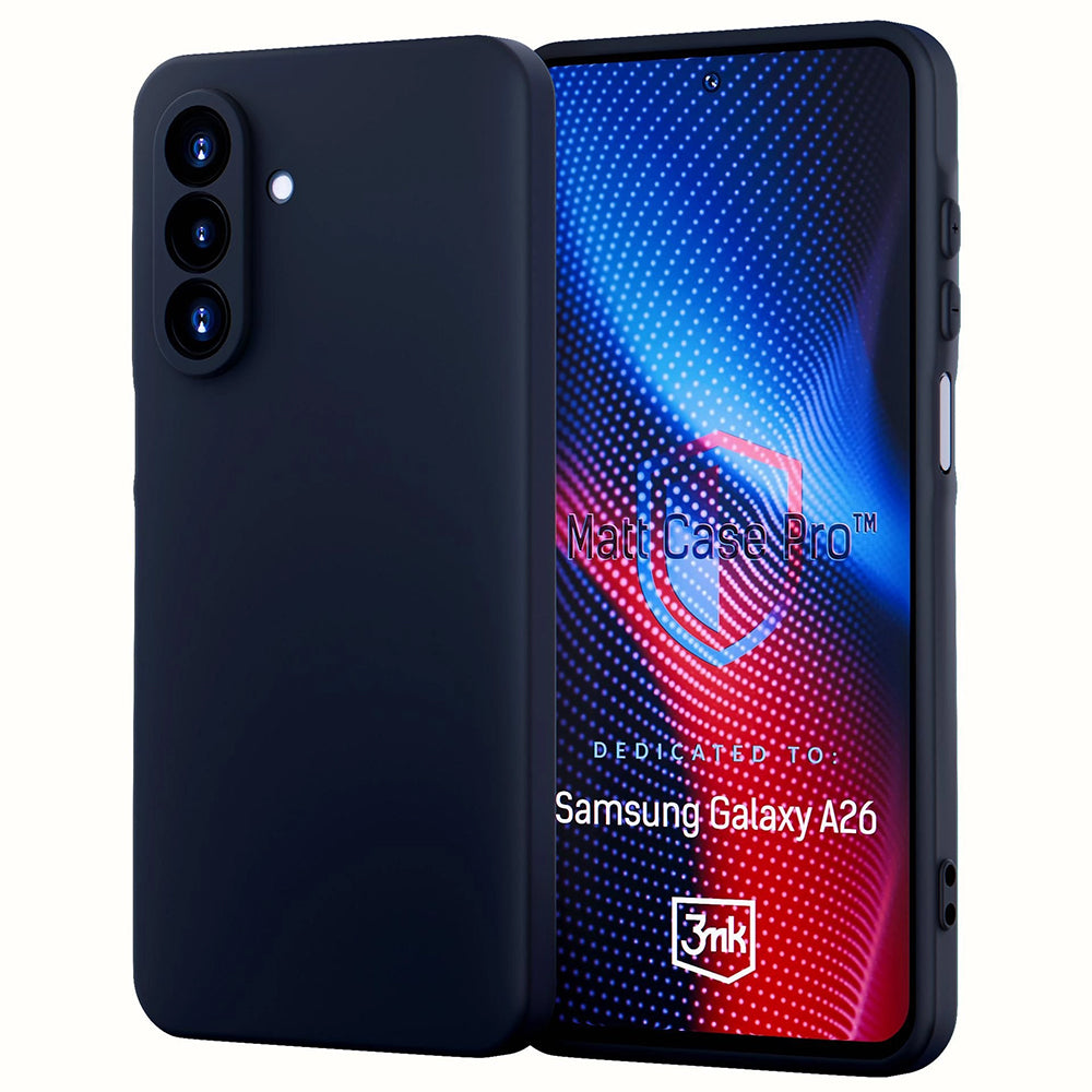 Maska za Samsung Galaxy A26 A266, 3MK, Pro, Crna Mat