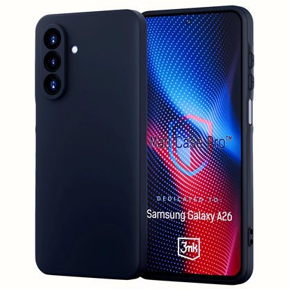 Maska za Samsung Galaxy A26 A266, 3MK, Pro, Crna Mat