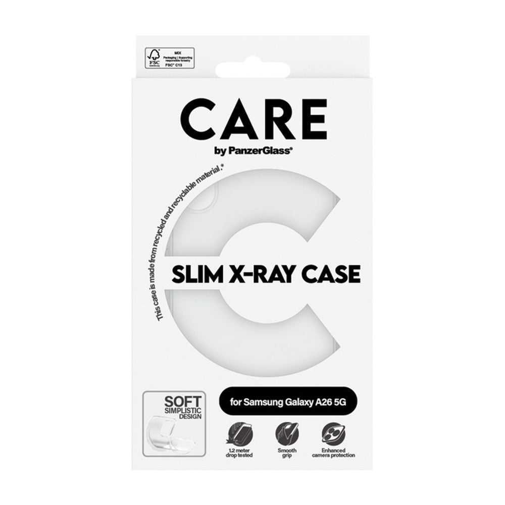 Futrola za Samsung Galaxy A26 A266, PanzerGlass, Care Fashionable, Prozirna