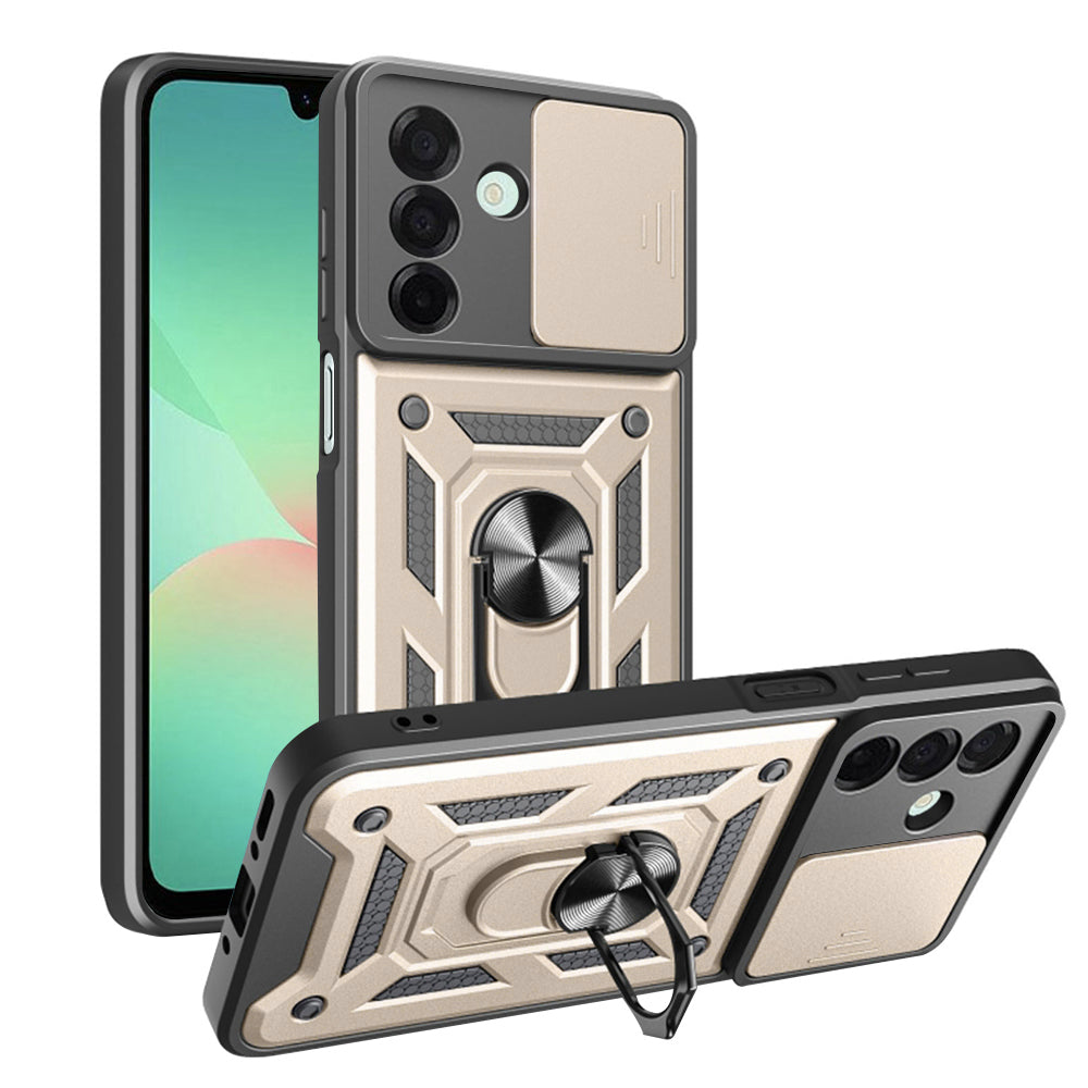 Maska za Samsung Galaxy A26 A266, Techsuit, CamShield, Zlatna