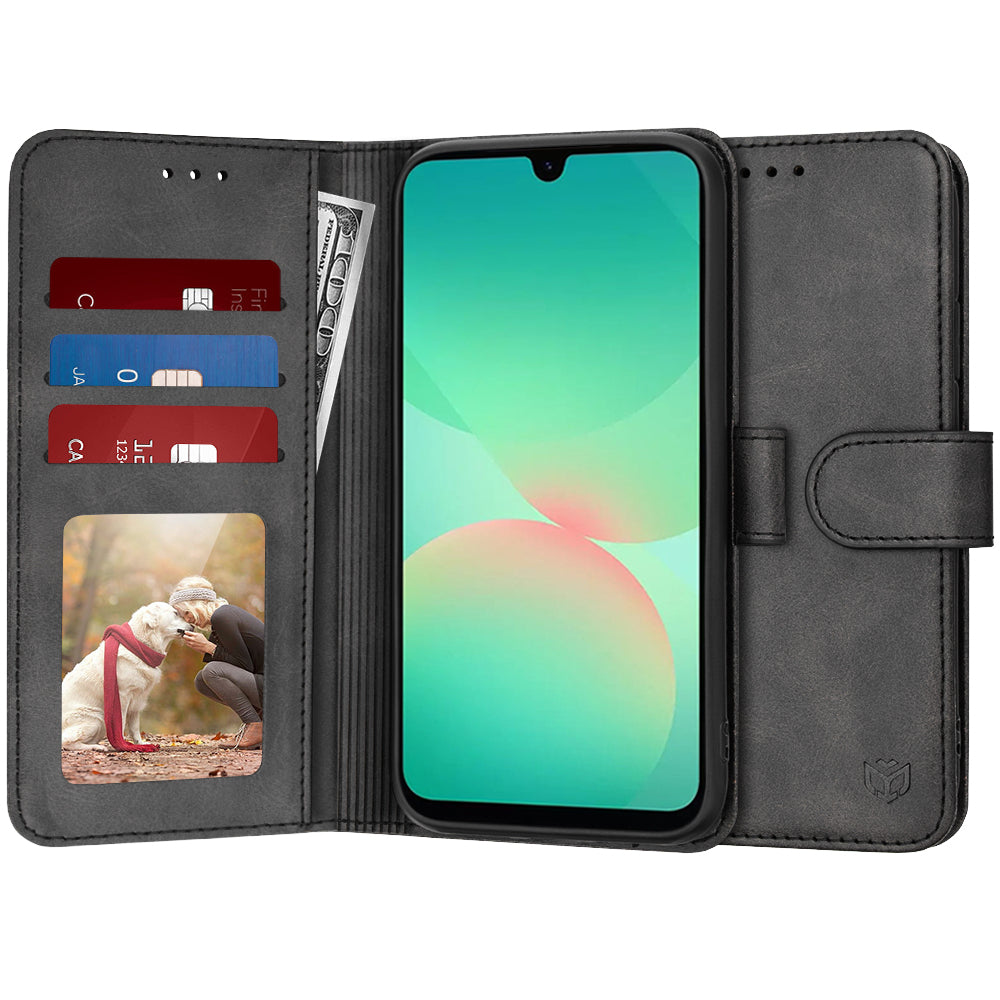 Futrola za Samsung Galaxy A26 A266, Techsuit, Diary Book, Crna