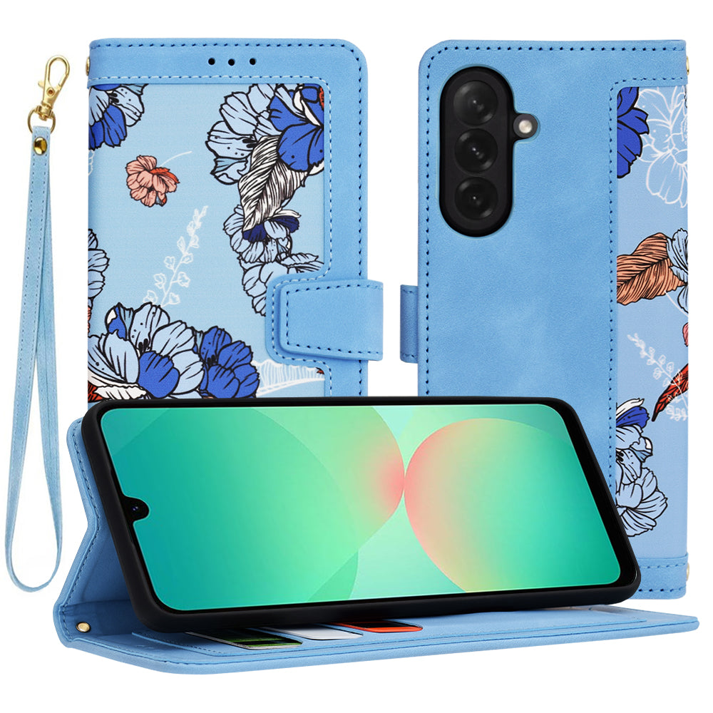 Maska za Samsung Galaxy A26 A266, Techsuit, FlipCraft, Plava