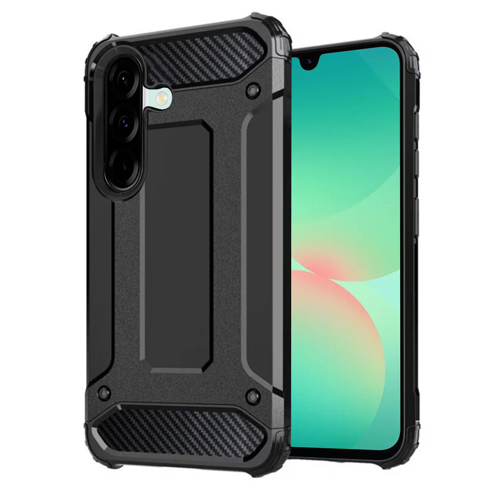 Maska za Samsung Galaxy A26 A266, Techsuit, Hybrid Armor, Crna