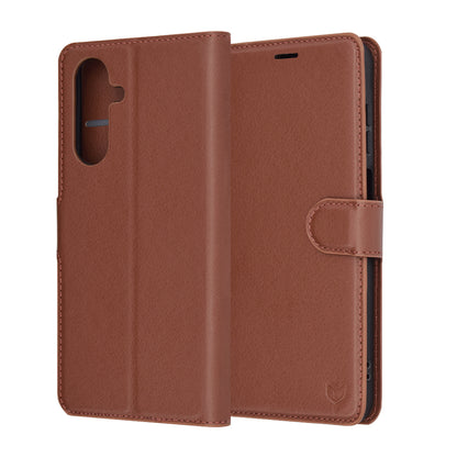 Futrola za Samsung Galaxy A26 A266, Techsuit, Kožna Folio, Smeđa