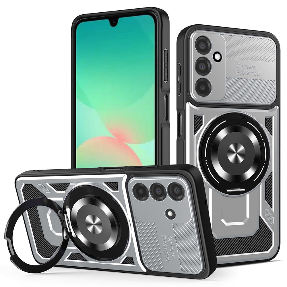 Maska za Samsung Galaxy A26 A266, Techsuit, RuggedCam, Siva